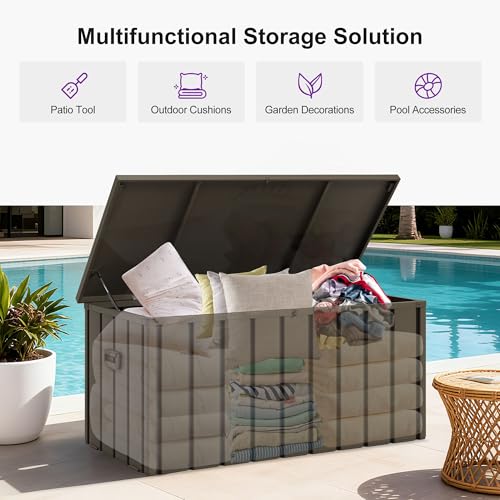 Outdoor Deck Box 150 Gallon