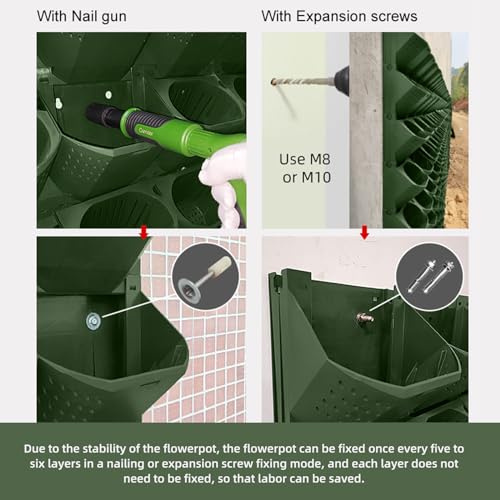 36 Pockets Self Watering Wall Mounted Vertical Planter