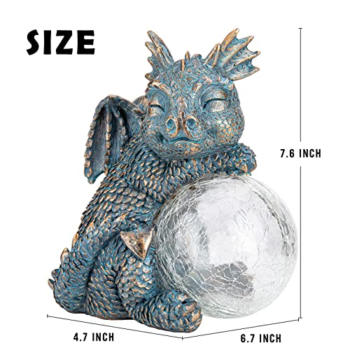 Solar Dragon Garden Statue
