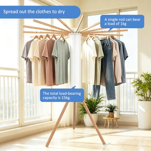 Tripod Foldable Clothes Rack