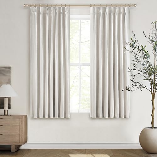 Birch 54 Inches Length Small Darkening Curtains for Kids (2 Count)