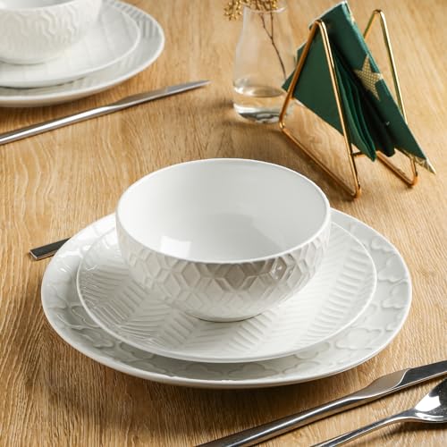 Sureasy Ceramic Cereal Bowls Set of 4 (4 Count)
