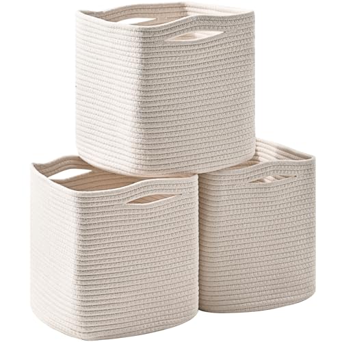 13 Inch Cube Closet Storage Bins (3 Count)
