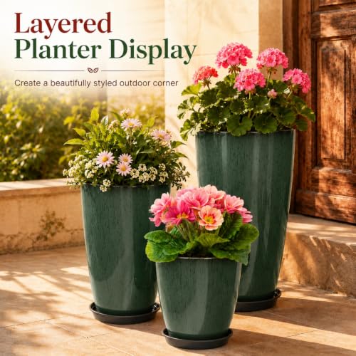 Set of 3 Tall Planter (3 Count)