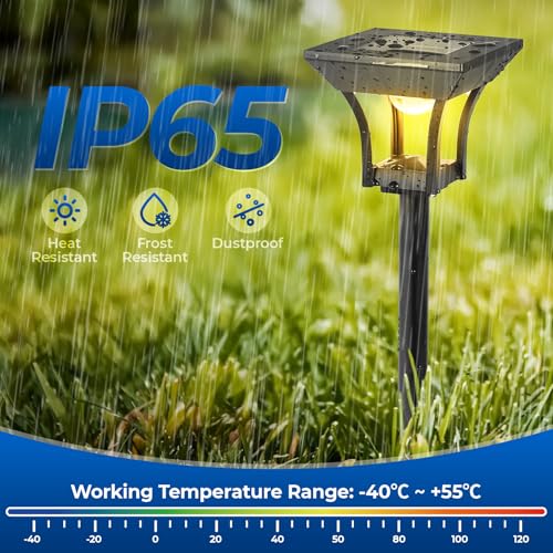 RGBCW Solar Pathway Lights Outdoor (18 Count)