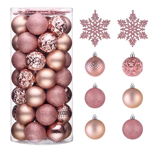 50ct Christmas Tree Decorations Ball Ornaments 2 Inches (50 Count)