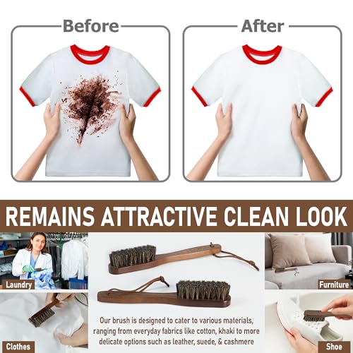 Horsehair Laundry Stain Brush Set (2 Count)
