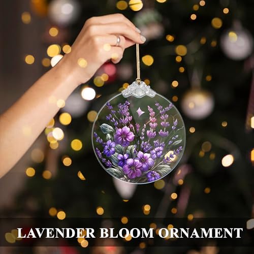 Purple Christmas Ornaments