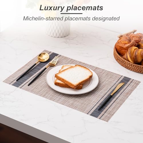 Placemats Set of 6 Washable Indoor (6 Count)
