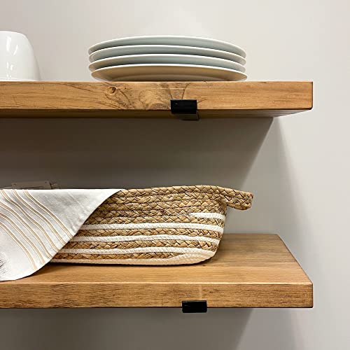 Rustic Shelves with J (2 Count)