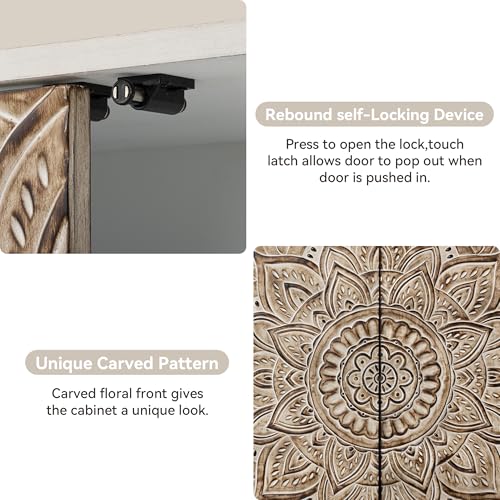 Set of 3 32" Accent Storage Cabinets (3 Count)