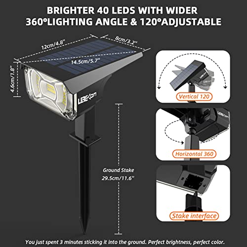 Solar Spot Lights Outdoor (8 Count)