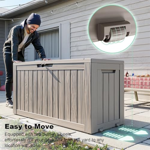 75 Gallon Resin Deck Box