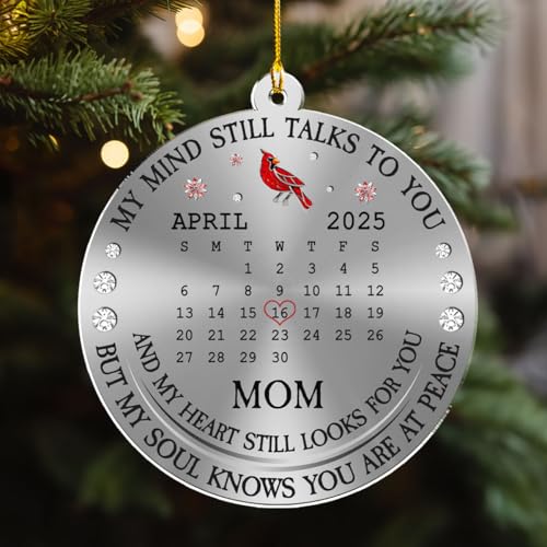Personalized Acrylic Memorial Ornament
