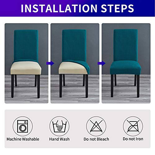 Stretch Chair Covers for Dining Room Set of 6