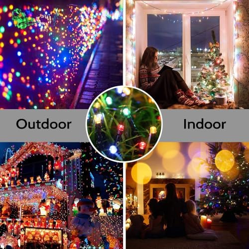 Solar Christmas Lights Outdoor (2 Count)