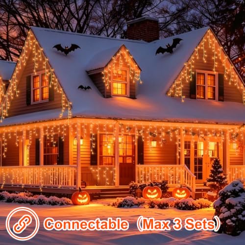 33ft 400 LED Orange Halloween Lights (33 Foot)