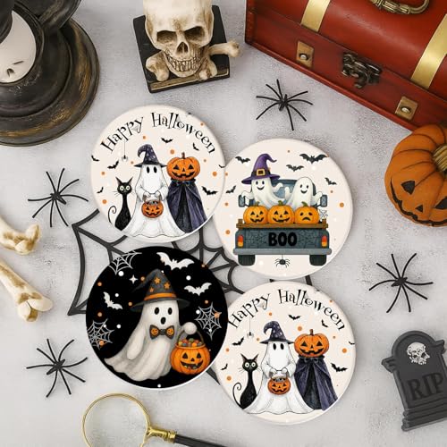 Halloween Coasters for Drinks (6 Count)