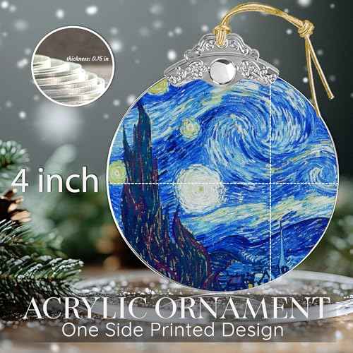 Blue Christmas Ornament 2025