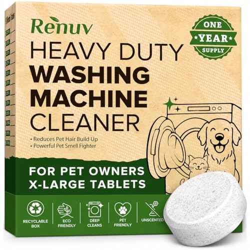Heavy Duty Washing Machine Cleaner For Pet Owners (12 Count)