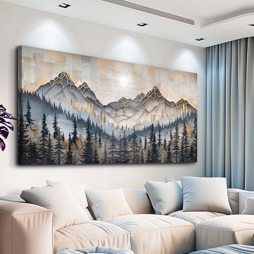 Large Wall Art For Bedroom Wall Decor For Living Room Modern Office Dining Room Decor Abstract Ink