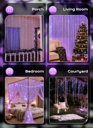300 LED Fairy Curtain Lights