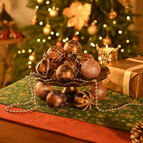 30ct Christmas Tree Decorations Ball Ornaments 2 Inches (30 Count)