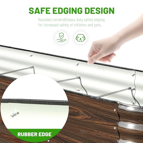 8x2 ft Oval Raised Garden Bed