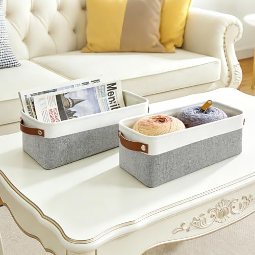Small Fabric Storage Baskets (4 Count)