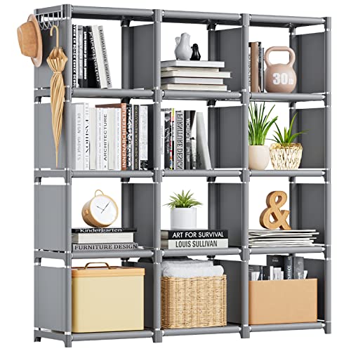 Book Shelf 12 Cube Storage Organizer