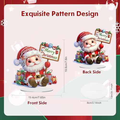 Christmas Santa Claus Diamond Art Tabletop Kits