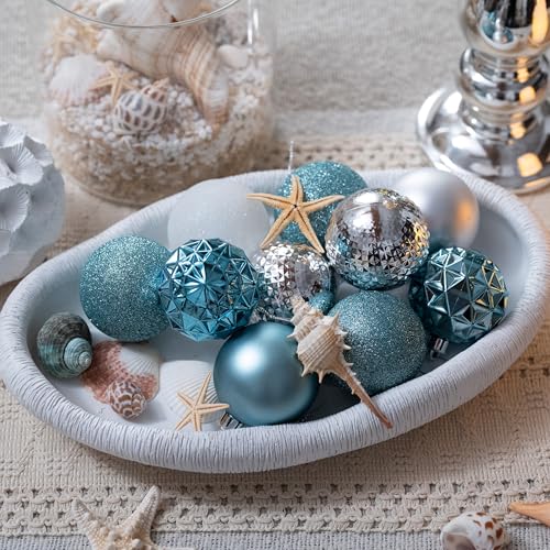 50ct Christmas Tree Decorations Ball Ornaments 2.36 Inches (50 Count)