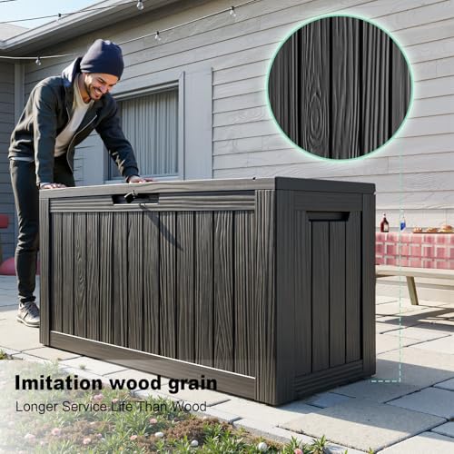 85 Gallon Deck Boxes Outdoor Waterproof
