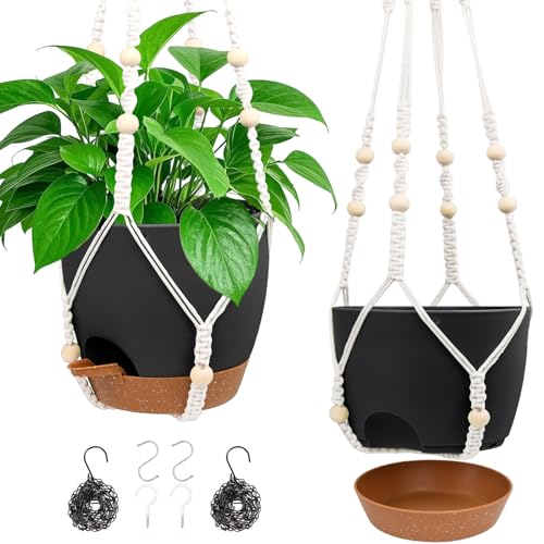 Hanging Planters for Indoor Outdoor Plants (2 Count)
