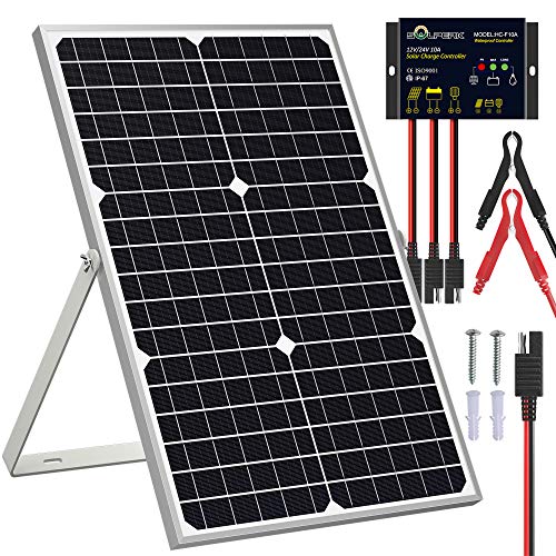Solar Panel Kit 30W 12V Solar Battery Trickle Charger Maintainer