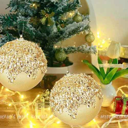 3Pcs Christmas Balls Ornaments (8.18 Count)