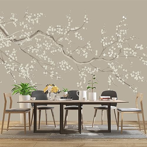 Chinese Style Plum Flower wallpeper Living Room Bedroom Office wall Mural