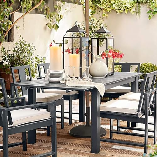 6" x 4" Large Waterproof Outdoor Flameless Candles with Remote Control and Timer (4 Count)