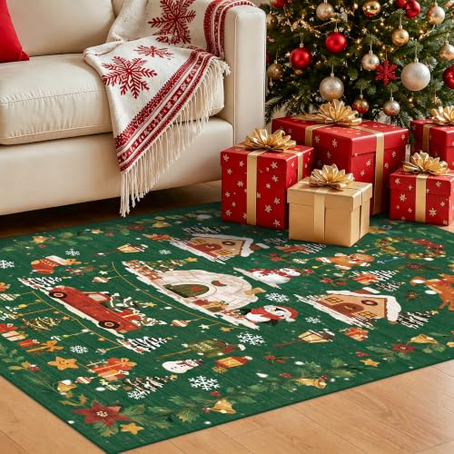 Christmas 3x4 Entryway Area Rugs (12 Sq Ft)
