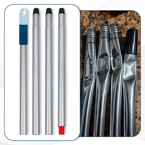Stiff Bristle Deck Brushes for Scrubbing Heavy Duty with Rubber Scrape Squeegee