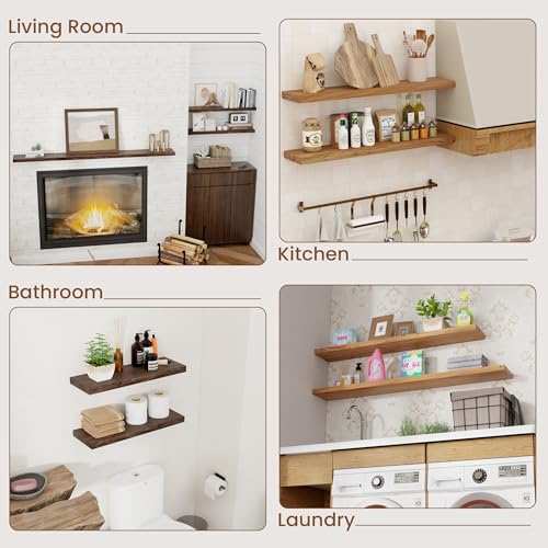 Floating Shelves for Wall Decor (2 Count)
