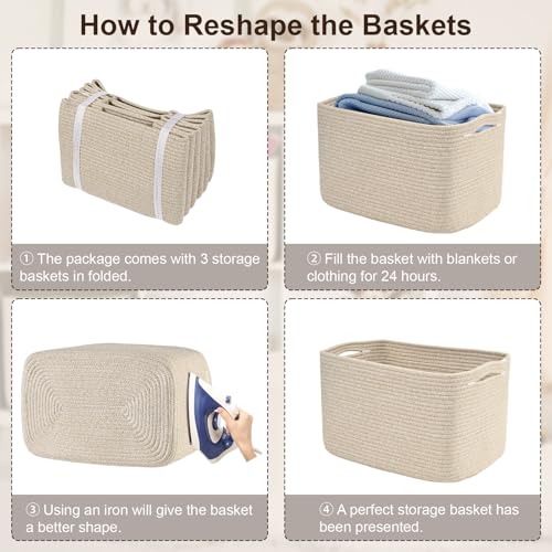 Baskets for Organizing (3 Count)