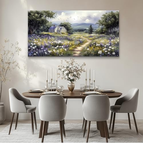 Canvas Wall Art For Living Room Large Wall Decor For Office Bedroom Decorations Garden Painting Artwork Room Wall Mural Aesthetic Home Decor 30x60 In