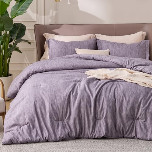 Grayish Purple Twin Comforter Set