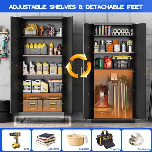 71" Tall Kitchen Pantry Cabinet