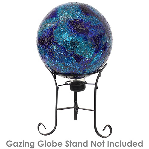 Sunnydaze 10" Mosaic Glass Gazing Ball for Garden
