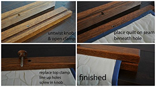 Oak Quilt Hanger for Wall