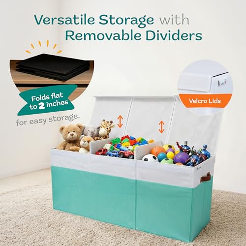 Extra Large Toy Storage Organizer with Lid
