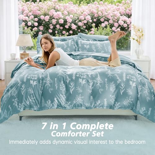 Blue Full Comforter Set