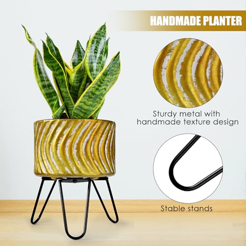 Plant Pots with Stand (2 Count)